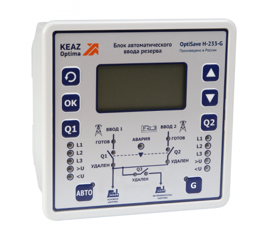 Блок автоматического ввода резерва OptiSave H-233-G-У3  285581  КЭАЗ