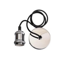 Патрон с проводом  RETROPLC 01 E27 230V/1M Electrosilvering   5015951   Jazzway
