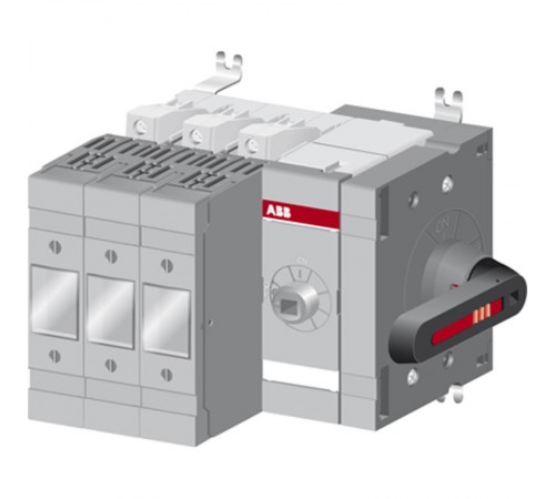 Рубильник OS160GDS30 без ручки под предохранители DIN-00  1SCA115968R1001  ABB