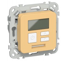 FLITE Термостат электронный с дисплеем 16А Т-ФлЗ золотарник  FI-RT11-K90  IEK