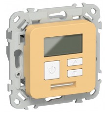 FLITE Термостат электронный с дисплеем 16А Т-ФлЗ золотарник  FI-RT11-K90  IEK