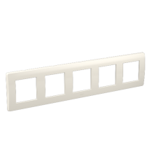 Рамка на 2+2+2+2+2 модуля (5-местная). белая. RAL9010  75015W  DKC