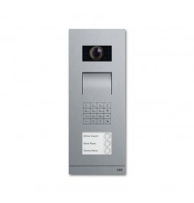 Станция вызова, видео, 3 кл., с клавиатурой, сталь  8300-0-0440   2CKA008300A0440  ABB