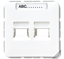 Крышка для модульных гнезд 569-2WE Jung