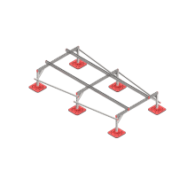 Опорная конструкция для установки оборудования TECHNORAPTOR FOOT 1500х3000 тип 1 HD  KM-TR-F-SSEI-1500-3000-1 HD  КМ - профиль