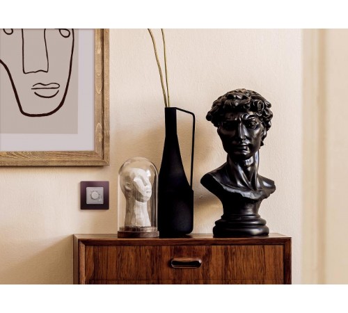 Etika Алюминий Термостат д/пола  672430  Legrand