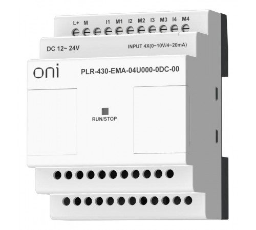 ПЛК 430 Модуль IO 4 UI 24В DC  PLR-430-EMA-04U000-0DC-00  ONI