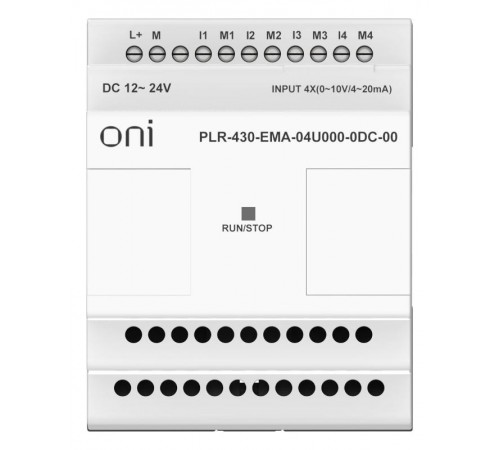 ПЛК 430 Модуль IO 4 UI 24В DC  PLR-430-EMA-04U000-0DC-00  ONI