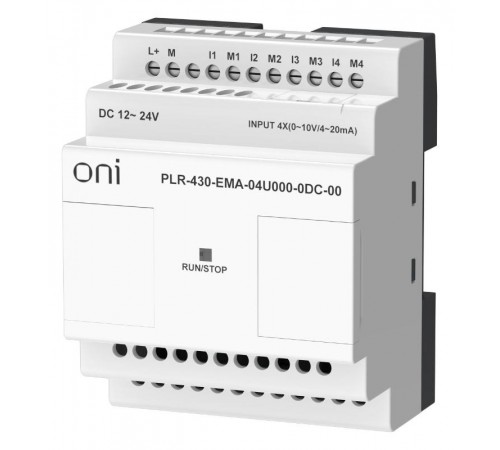 ПЛК 430 Модуль IO 4 UI 24В DC  PLR-430-EMA-04U000-0DC-00  ONI