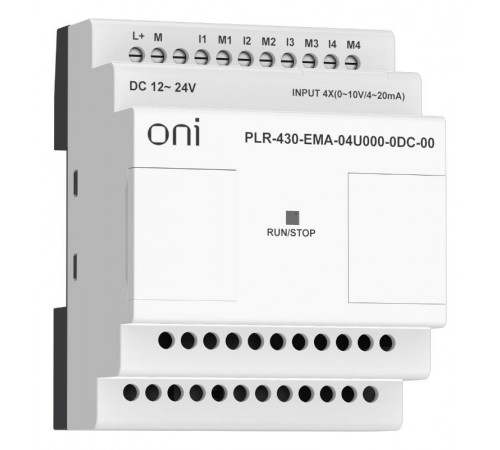 ПЛК 430 Модуль IO 4 UI 24В DC  PLR-430-EMA-04U000-0DC-00  ONI