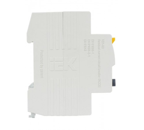 Выключатель дифференциальный (УЗО) ВД1-63 2п 25А 100мА тип AC  MDV10-2-025-100  IEK