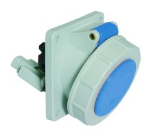 Розетка встраиваемая наклонная 32A 3p 230V 6h IP67 Quick-Connect фланец 85 x 85 НО+НЗ I 12646-Bals I Bals