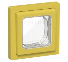 FLITE Рамка 1-местная IP55 Рпро-1-55-ФлЖК желтый карри  FI-M10-32-55-K44  IEK
