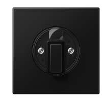 Накладка на поворотные выключатели; дюропласт; черный матовый  LS1941SWM  Jung