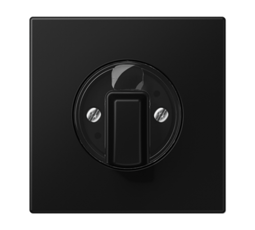 Накладка на поворотные выключатели; дюропласт; черный матовый  LS1941SWM  Jung