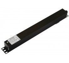 SHE19-8IEC-S-CB Блок розеток для 19" шкафов, горизонтальный, 8 розеток IEC320 C13, выключатель в подсветкой,  482.6x44.4x44.4мм  481806  Hyperline