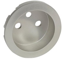 Celiane Титан Лицевая панель розетки 2К+З фр.ст.  068412  Legrand