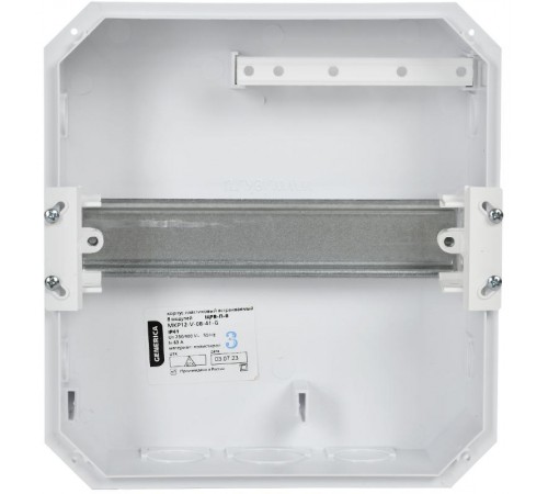 Бокс ЩРВ-П-8 модулей встраиваемый пластик IP41 (222х208х92мм)  MKP12-V-08-41-G  GENERICA