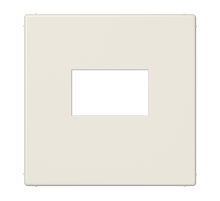 Плата для USB-зарядных устройств без видимого винта; термопласт; слоновая кость  LS1969USB  Jung