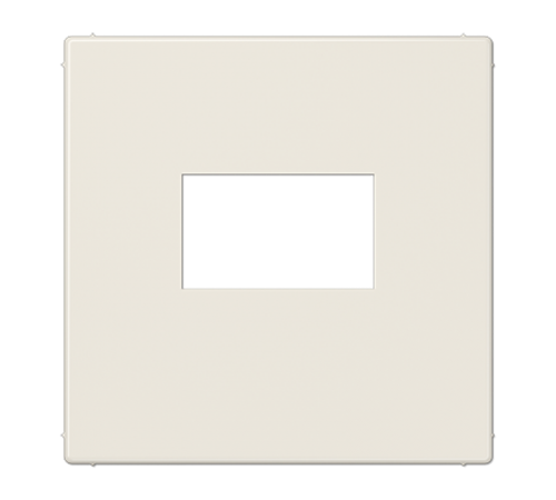 Плата для USB-зарядных устройств без видимого винта; термопласт; слоновая кость  LS1969USB  Jung