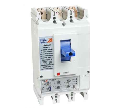 Выключатель автоматический OptiMat D400H-MR2.1-ОМ4-РЕГ 327472  КЭАЗ