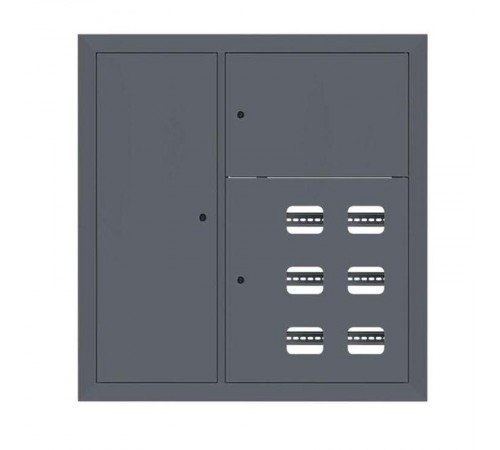 Щит этажный 6 кв. слаботочка слева RAL7024 (1000х950х150)  PROxima mb29-v-6z-ral7024 EKF