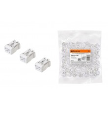 Клемма пружинная соединительная КСПн2-L+N, 16 A, с монтажной ножкой  SQ0510-0106  TDM