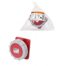 Розетка скрытой установки угловая IP67 125А 3Р+РЕ+N 380В  SQ0611-0064  TDM