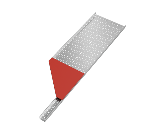 Крышка переходника левого 100-600 мм "ПЛЮС" HD  KPDplus100-600-L HD   КМ-профиль