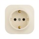 Quteo Слоновая кость Розетка с заземлением  782241  Legrand