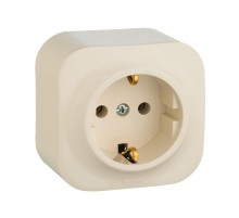 Quteo Слоновая кость Розетка с заземлением  782241  Legrand
