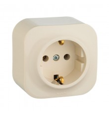 Quteo Слоновая кость Розетка с заземлением  782241  Legrand