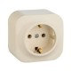 Quteo Слоновая кость Розетка с заземлением  782241  Legrand