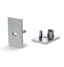 Заглушка ALU-SWISS с отверстием  015385  Arlight