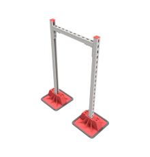 Опорная конструкция для гор. прямоуг. воздуховодов  TECHNORAPTOR LIGHTFOOT 500х1000  KM-TR-LTF-SSHRAD-500-1000  КМ - профиль