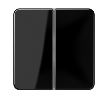 2-клавишная накладка для пульта КNX, чёрная, для серии СD  CD402TSASW  Jung