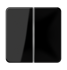 2-клавишная накладка для пульта КNX, чёрная, для серии СD  CD402TSASW  Jung