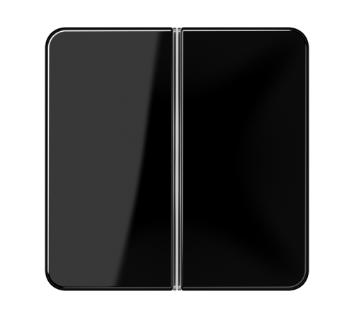 2-клавишная накладка для пульта КNX, чёрная, для серии СD  CD402TSASW  Jung