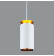 Подвес потолочный DLS021 9+4W 4200К белый матовый/золото 9 Eurosvet  a045501  Elektrostandard