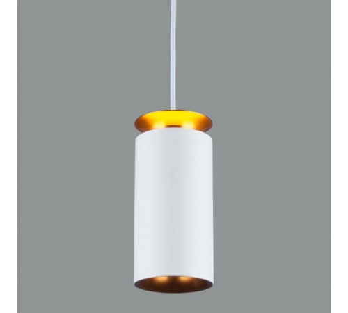 Подвес потолочный DLS021 9+4W 4200К белый матовый/золото 9 Eurosvet  a045501  Elektrostandard