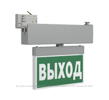 Световой указатель аварийного освещения BS-CANOE-71-S1 LED Gray  a20992  Белый свет