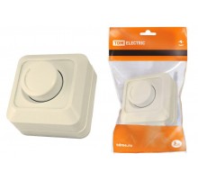 Светорегулятор поворотный RL 600Вт IP20 сл. кость "Ладога"  SQ1801-0209  TDM