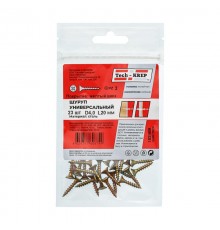 Саморез ШУж 4,0х20 пот. гол. (23 шт) - пакет ( 0,033 кг)  102489  Tech-KREP