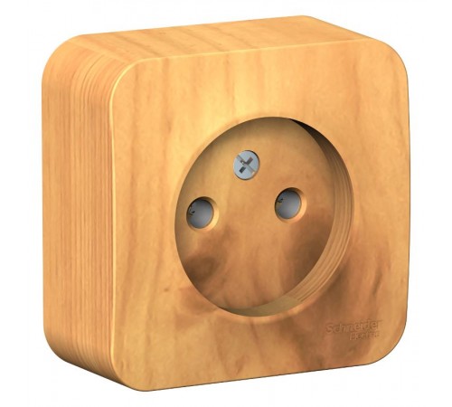 Blanca Ясень О/У Розетка без заземления без шторок, 16А, 250В  BLNRA000105  SE