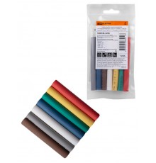 Набор трубок термоусаживаемых, клеевых ТТкНГ(3:1) "Полицвет 7,9/2,65 "  SQ0548-2206  TDM