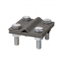 Зажим крестовой ЗКСГО25, горячеоцинкованный, стержень - провод 25-95 мм/полоса 3х25 мм   SQ2401-0031  TDM