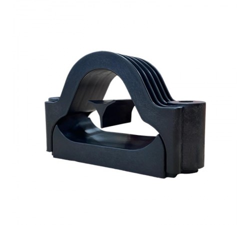 Кабельный хомут профильный трехжильный с многофазной проставкой 40-60 мм, пластик, 640240  КХПМ-3х40-60-П   Ostec