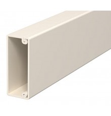 Мини-канал WDK с крышкой 20x50x2000 мм (высота борта 20 мм, крышка 50 мм) ПВХ кремовый RAL 9001  6168701  OBO Bettermann