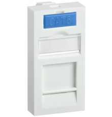 Вставка 45х22,5мм для 1 мод. Keystone Jack с маркером  CS6-11M  ITK