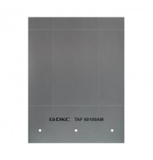 Табличка гибкая для маркировки оболочек. Клейкое основание. Винил. Металлик  TAF60100AM  DKC